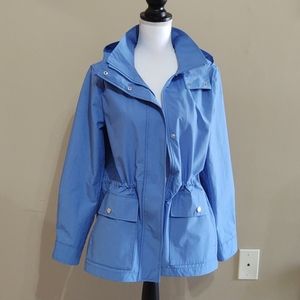 Lands End Blue Utility Coat